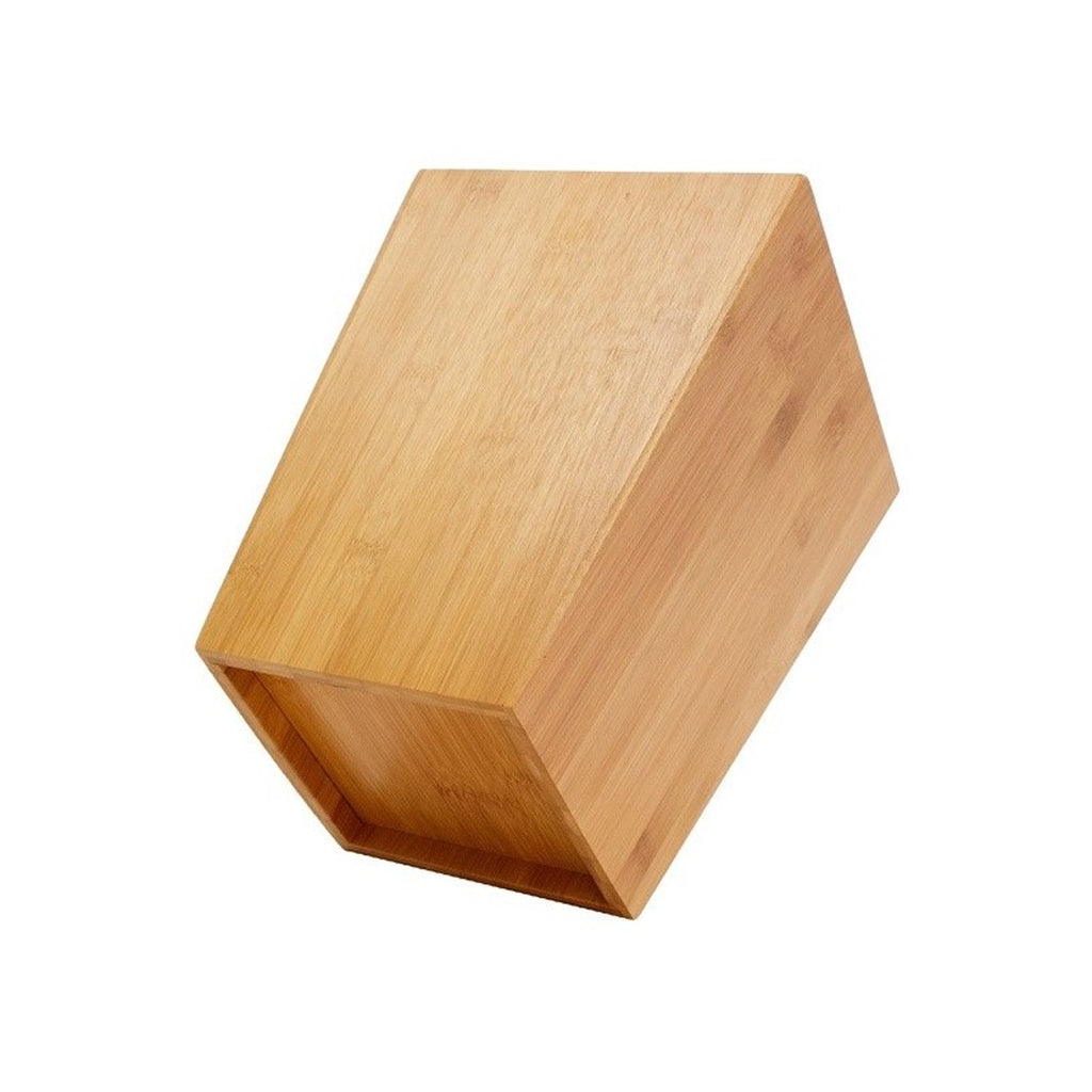 Pattumiera Ribaltabile in BambÃ¹ da 3L - Marrone