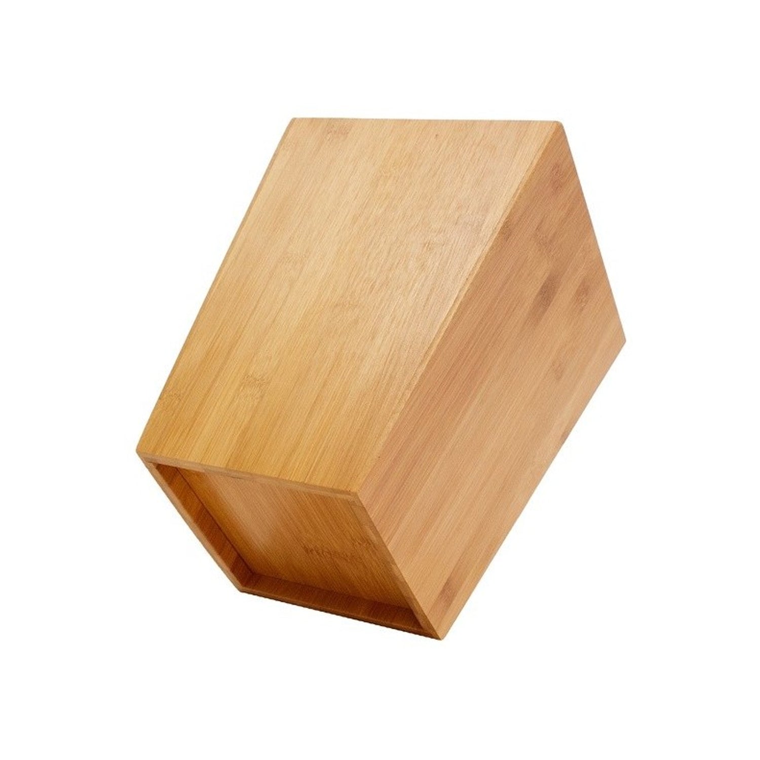 Pattumiera Ribaltabile in BambÃ¹ da 3L - Marrone