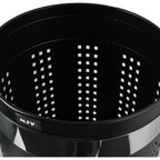 Cesto portabiancheria da 46L con fodera in Acciaio Inox - Nero