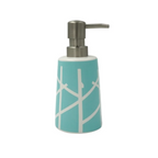 Dispenser Porta Sapone in ceramica di colore blu collezione ARBRE