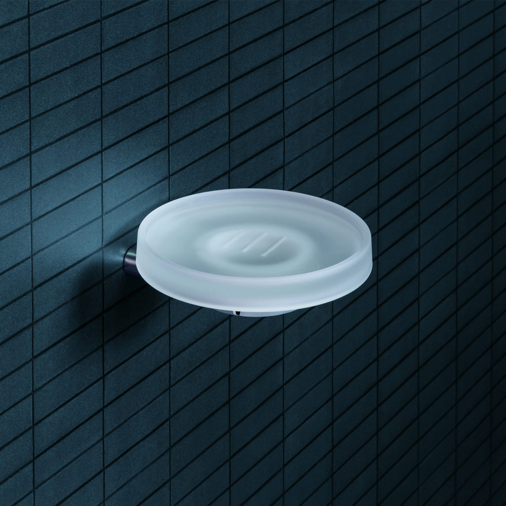 Porta Sapone  da appoggio in ottone cromato  Colombo Design collezione Mini