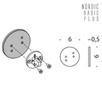 Ghiera con biadesivo per collezioni Plus