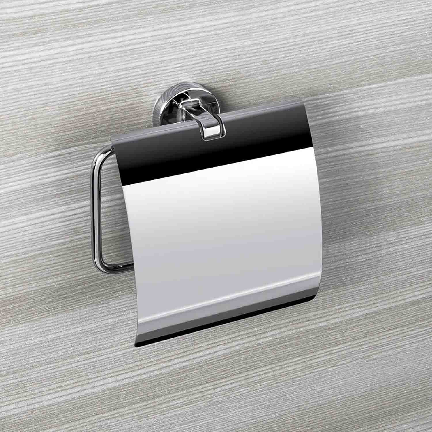 Porta rotolo coperto in ottone collezione Nordic di Colombo Design