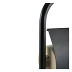 Piantana da bagno con porta carta igienica e scopino wc modello Abby colore nero opaco