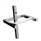 Piantana da bagno portarotolo carta igienica e scopino wc cromato