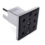 Piantana da bagno portarotolo carta igienica e scopino wc cromato