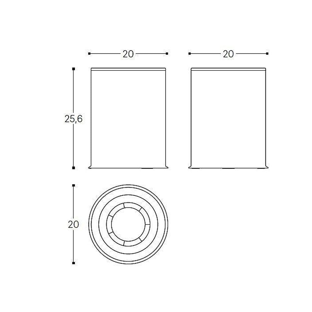 Cestino bagno da terra in acciaio cromato inossidabile della collezione 'Architect s+' by Cosmic