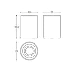Cestino bagno da terra in acciaio cromato inossidabile della collezione 'Architect s+' by Cosmic
