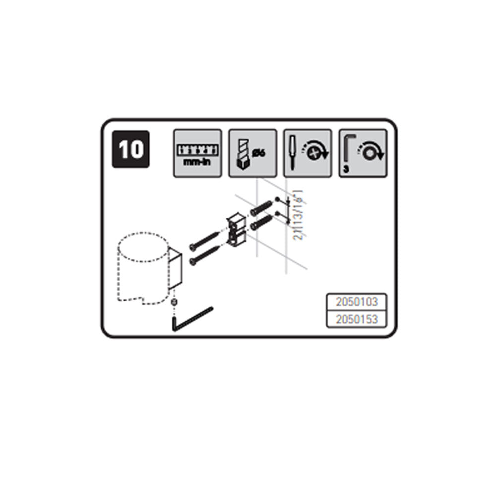 Dispenser sapone a muro in ottone cromato della collezione 'Architect' by Cosmic