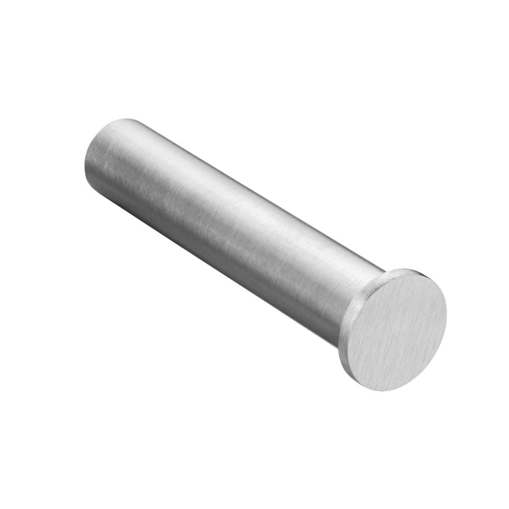 Porta rotolo sospeso in acciaio inossidabile satinato della collezione 'Logic' by Cosmic - senza coperchio