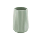 Portaspazzolini da appoggio in ceramica Gedy modello Marika - Verde Salvia