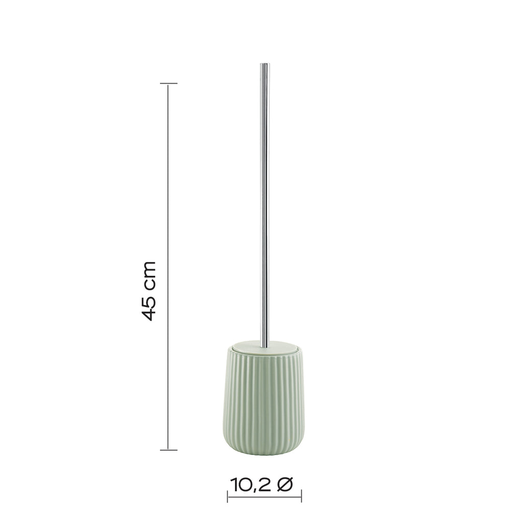 Scopino da appoggio in ceramica Gedy modello Marika - Verde Salvia