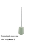 Scopino da appoggio in ceramica Gedy modello Marika - Verde Salvia