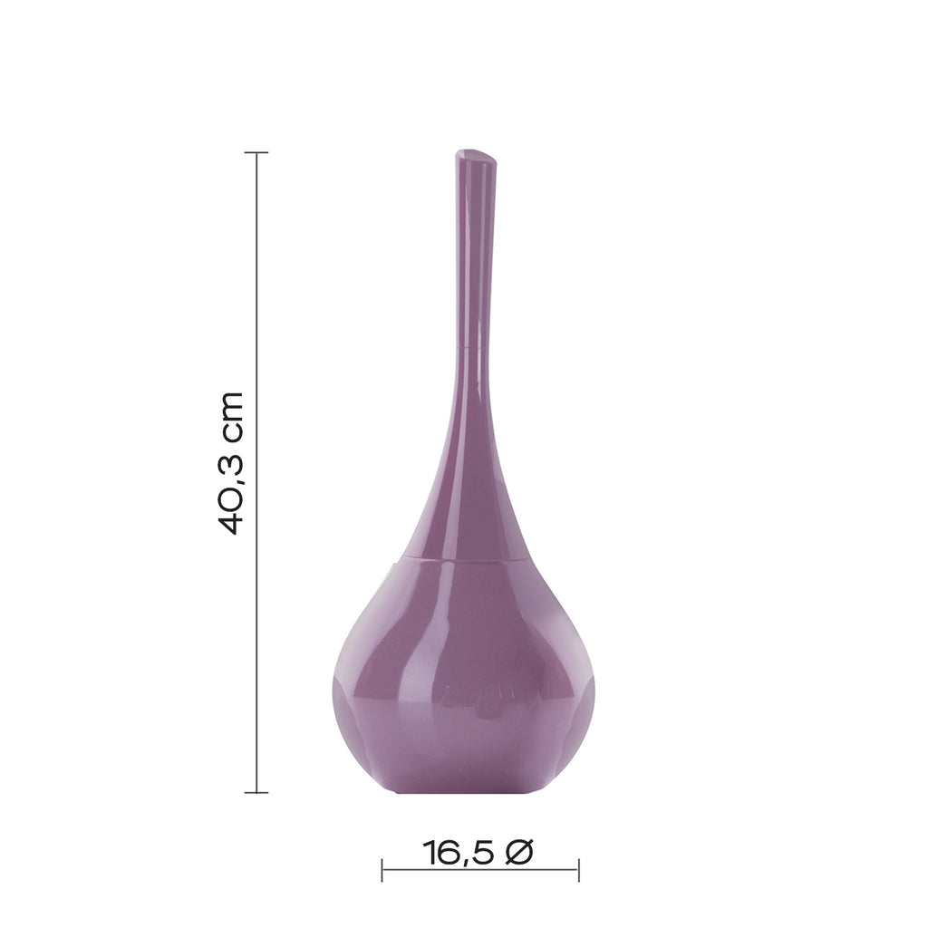 Scopino wc in ceramica Gedy modello Azalea - Lilla