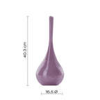 Scopino wc in ceramica Gedy modello Azalea - Lilla