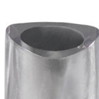 Portaspazzolini da appoggio Gedy modello Twist - Argento