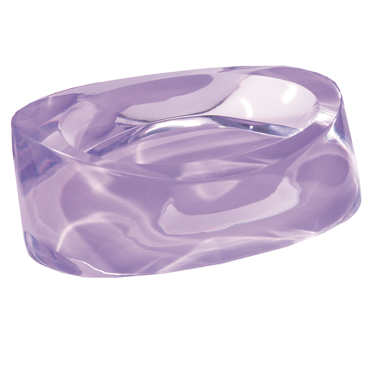 Portasapone da appoggio Gedy serie Twist - Lilla