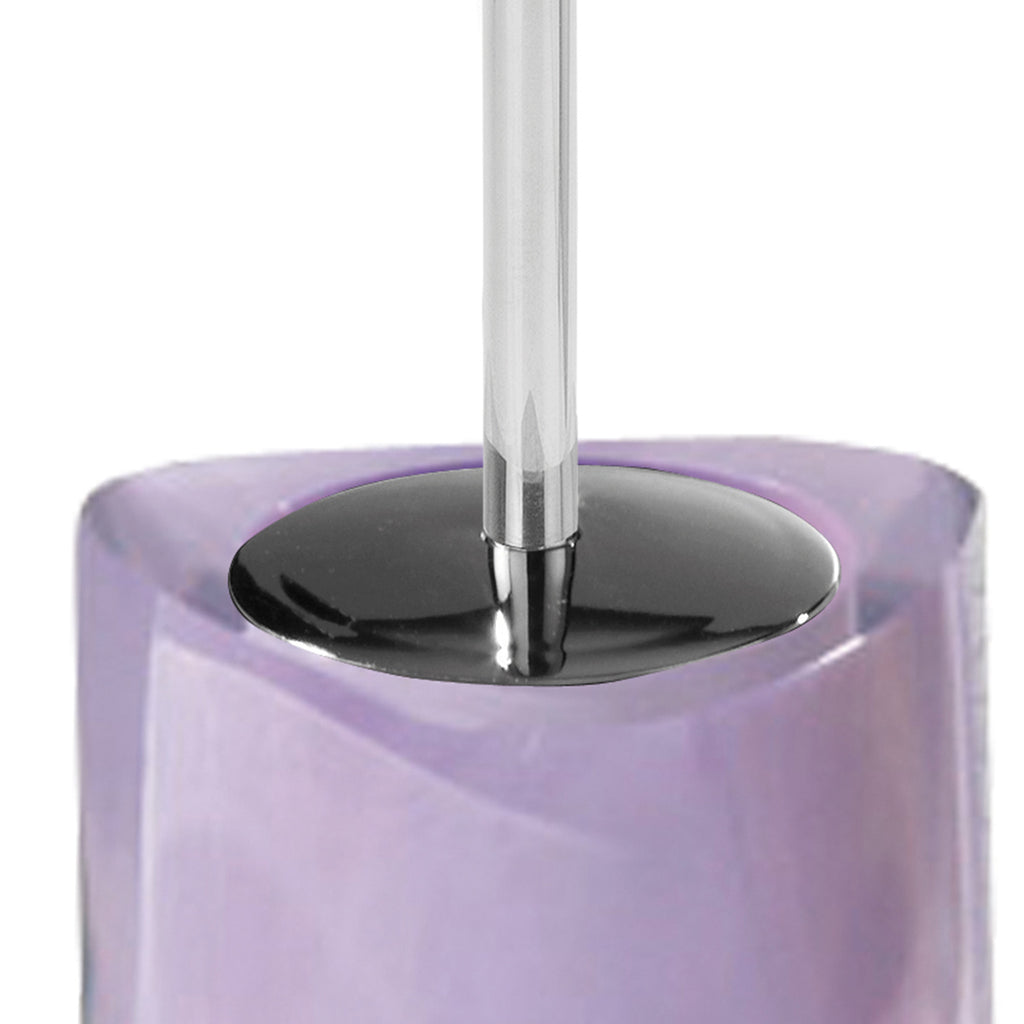 Scopino da appoggio con ciuffo in setole Gedy serie Twist - Lilla