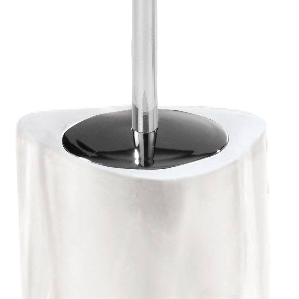 Scopino da appoggio con ciuffo in setole Gedy serie Twist - Bianco