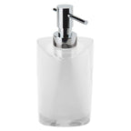 Dosasapone con erogatore in metallo Gedy serie Twist - Bianco