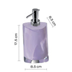 Dosasapone con erogatore in metallo Gedy serie Twist - Lilla