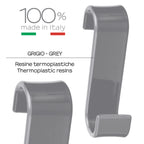 Appendiabiti per termoarredo modello Merlino - Grigio