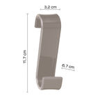 Appendiabiti per termoarredo modello Merlino - Tortora