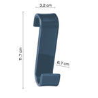 Appendiabiti per termoarredo modello Merlino - Blu petrolio