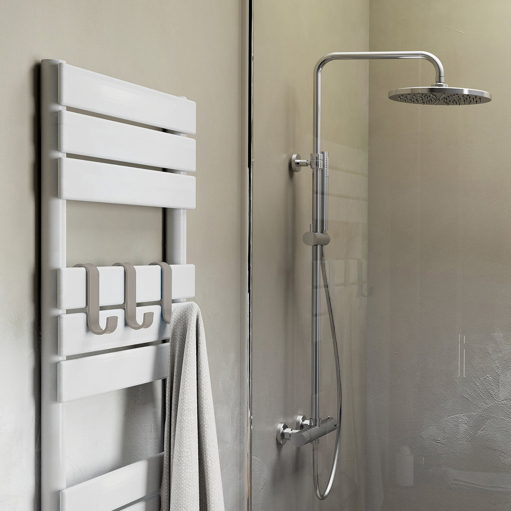 Appendiabiti per termoarredo modello Merlino - Beige