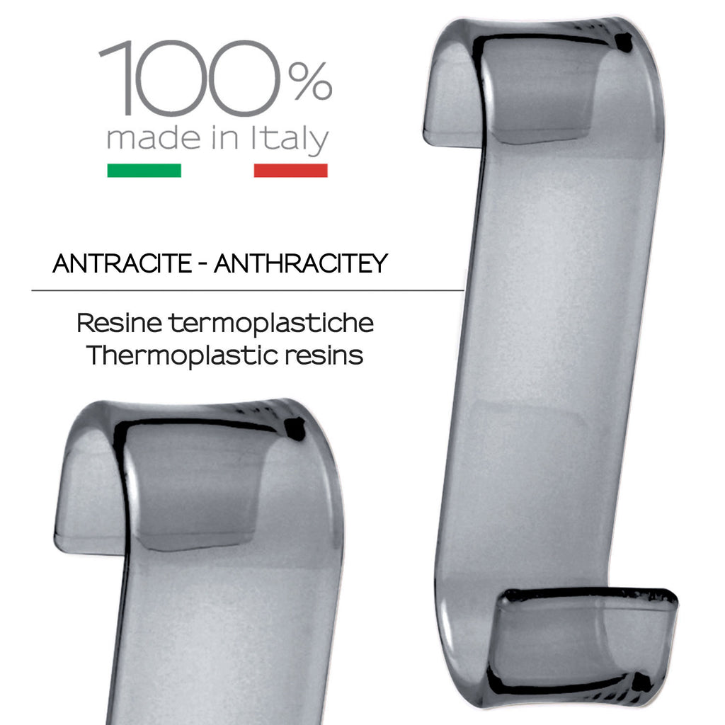 Appendiabiti per termoarredo modello Merlino - Antracite