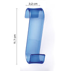 Appendiabiti per termoarredo modello Merlino - Blu trasparente