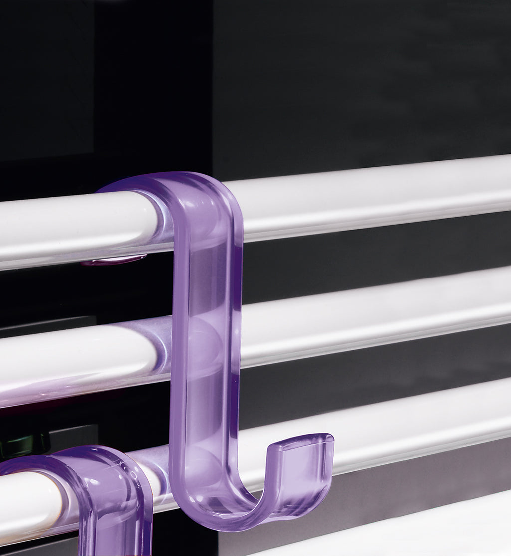 Appendiabiti per termoarredo modello Merlino - Lilla