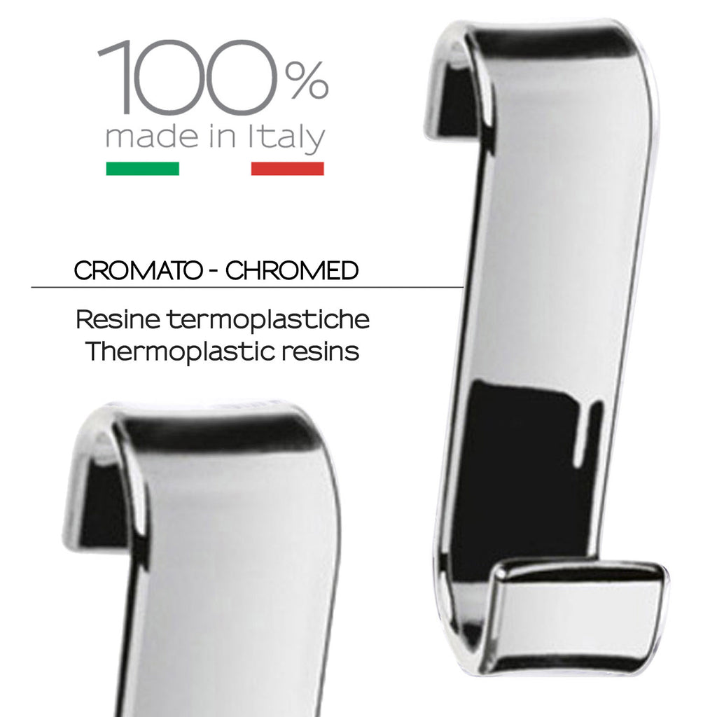 Appendiabiti per termoarredo modello Merlino - Cromato