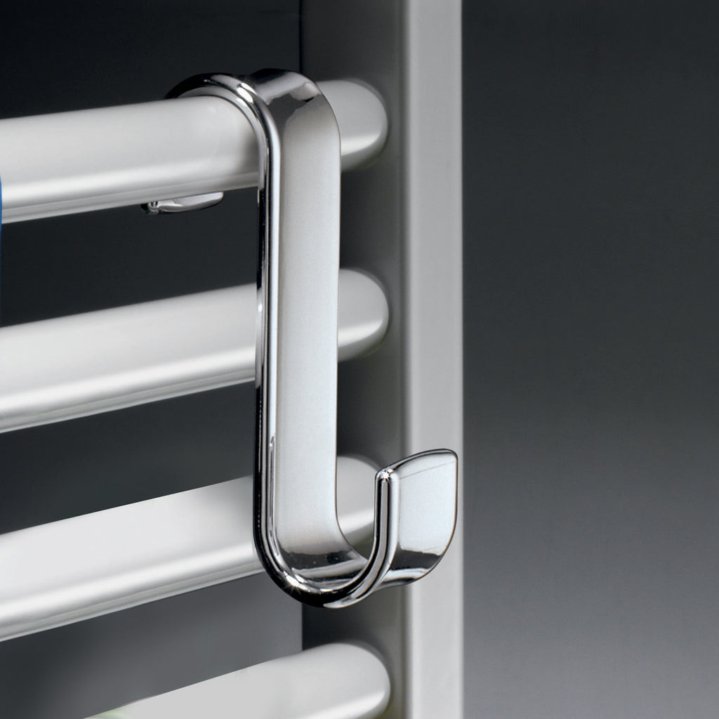 Appendiabiti per termoarredo modello Merlino - Cromato