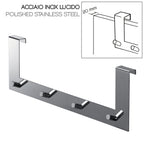 Appendiabiti Morgana multiplo sopraporta da 20 mm - Cromato