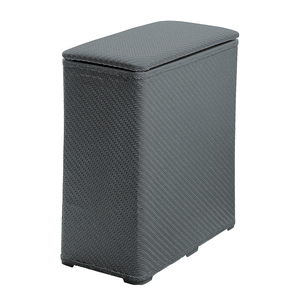 Porta biancheria in resine termoplastiche della collezione ''Ambrogio'' by Gedy - Grigio