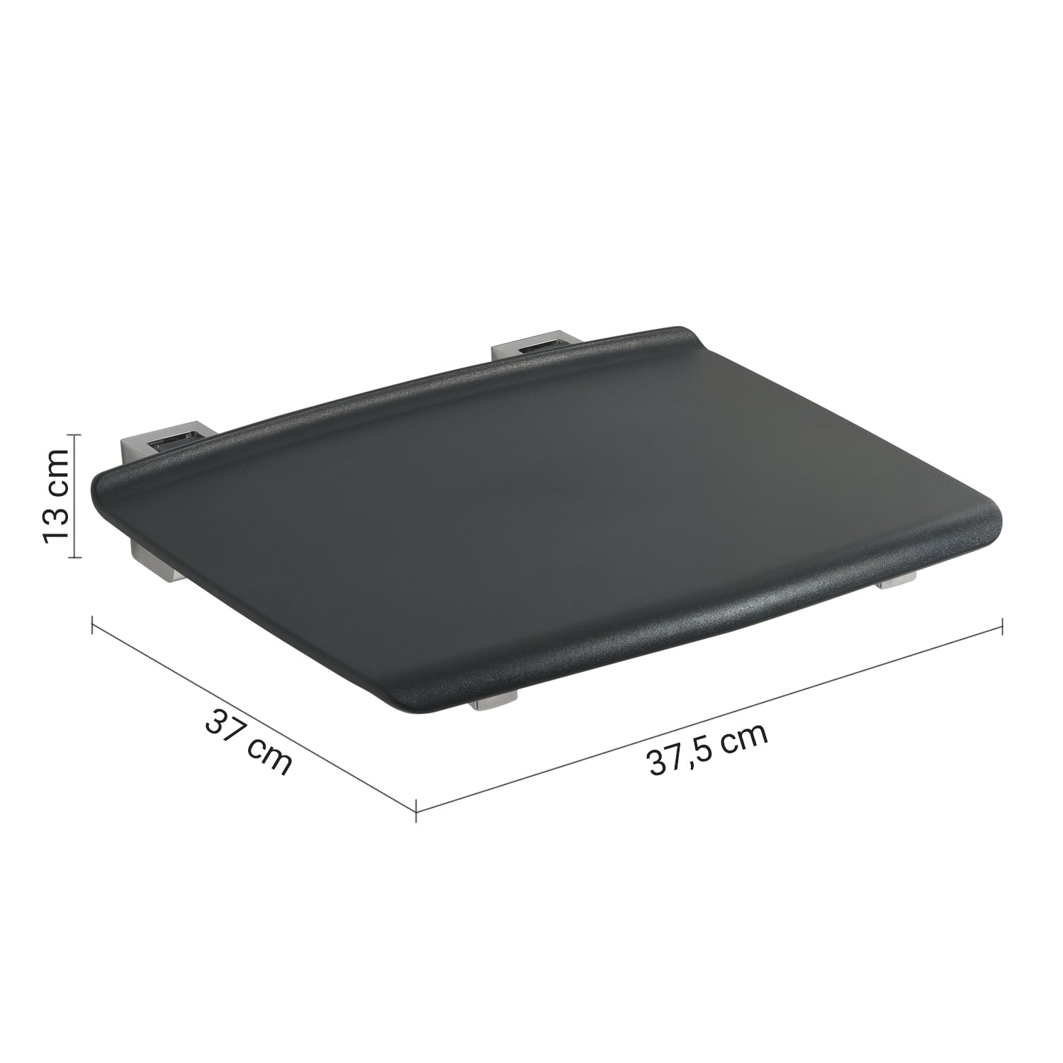 Sedile ribaltabile per doccia modello Prima Classe - Antracite