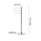 Piantana portasalviette modello Tracy di Gedy - Cromo