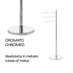 Piantana portasalviette modello Tracy di Gedy - Cromo