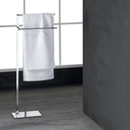 Piantana porta asciugamani modello Maine di Gedy in acciaio inox - Cromato