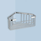 Portaoggetti doccia angolare modello Augustus di Gedy - Cromato