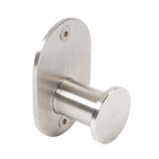 Appendino bagno in acciaio inox spazzolato fissaggio con viti o colla linea Blizz Metaform