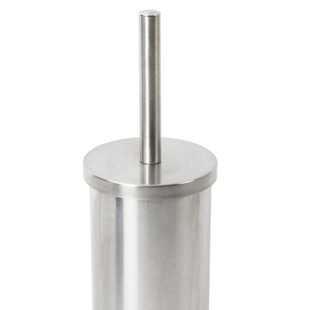 Porta scopino da terra in acciaio inox spazzolato linea Blizz Metaform