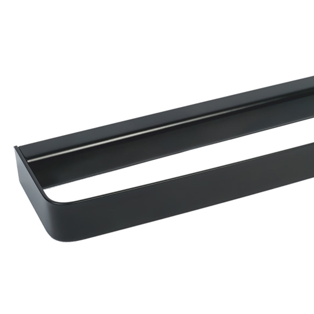 Porta asciugamani in acciaio verniciato nero