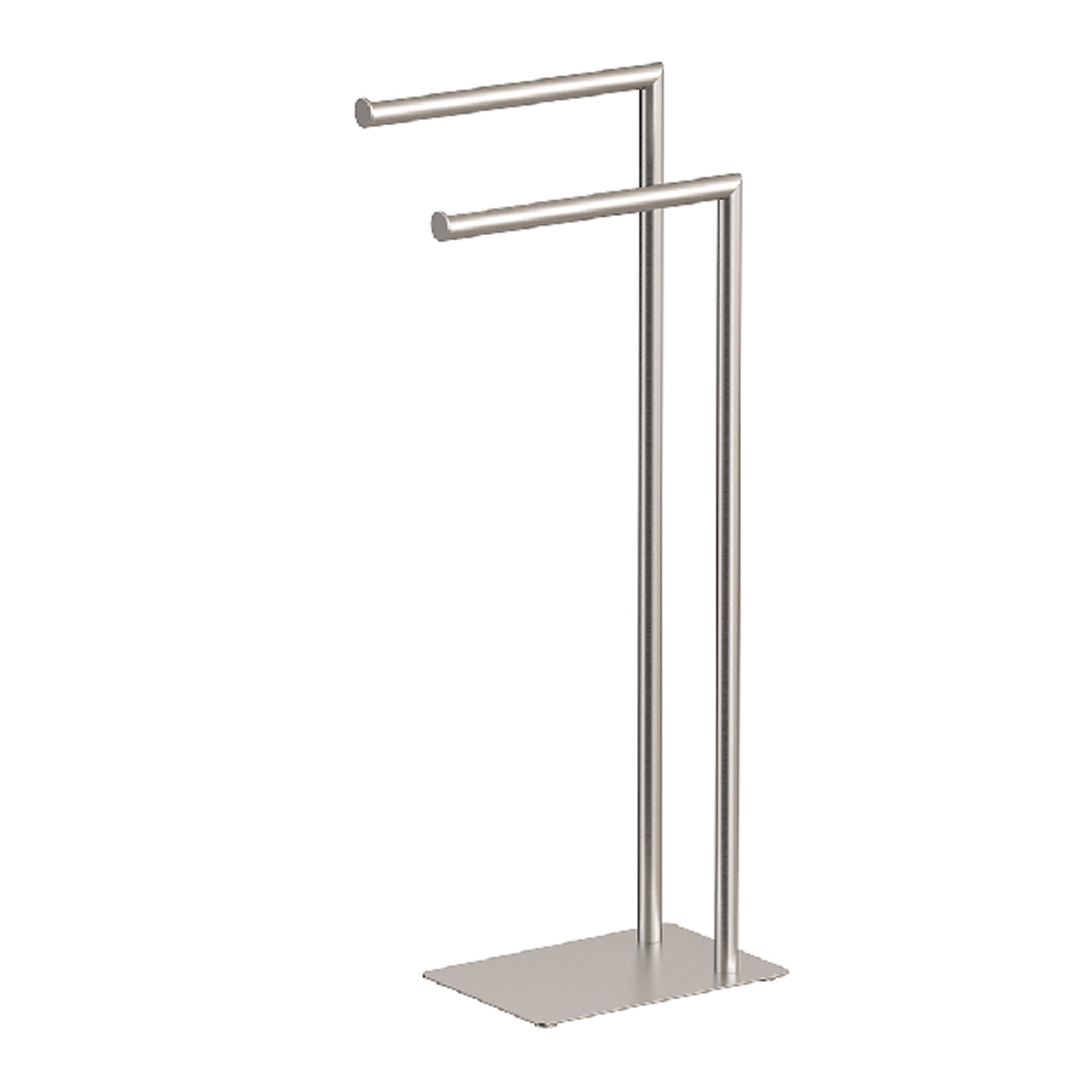 Piantana porta asciugamani e WC Poseidon in acciaio inox AISI 304 spazzolato cromato