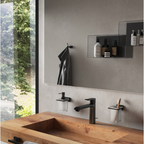 Appendiabiti doppio a parete in Acciaio Inox Gedy modello Atena - Nero Matt