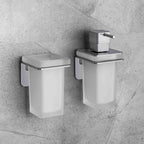 Porta bicchiere satinato con biadesivo collezione Over di Colombo Design