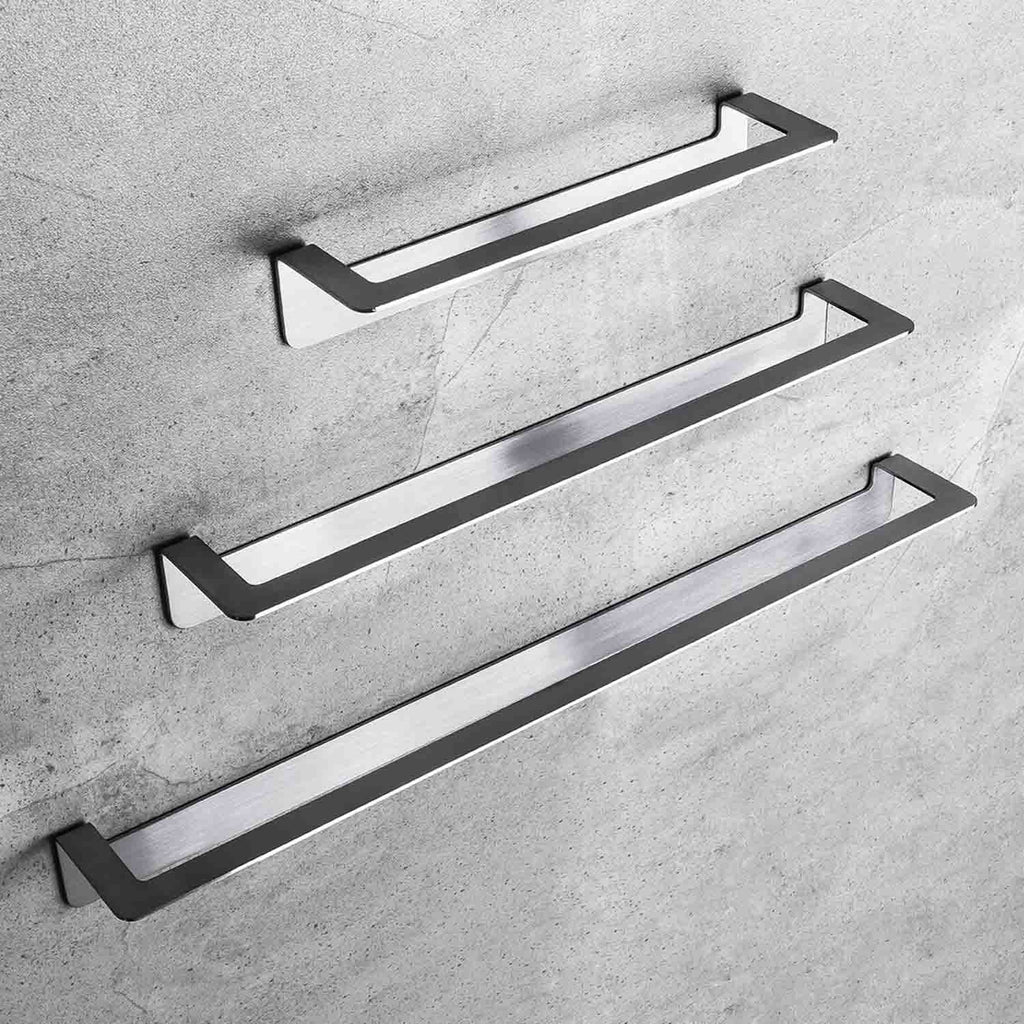 Porta salvietta 45cm satinato con biadesivo collezione Over di Colombo Design