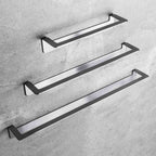 Porta salvietta 60cm satinato con fissaggio viti collezione Over di Colombo Design