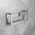 Porta salvietta ad anello satinato con fissaggio viti collezione Over di Colombo Design